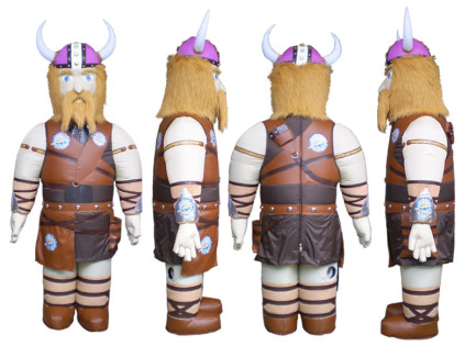 Viking Splash Tour Inflatable Mascot